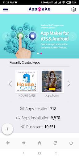 AppMake - Hybrid app maker, Web2App screenshot 2