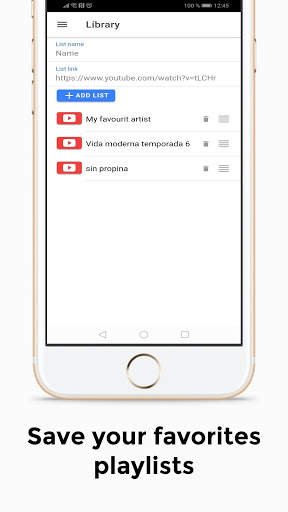Audiolube - Audio player for streaming music 3 تصوير الشاشة