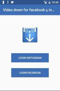 Video downloader for facebook screenshot 1