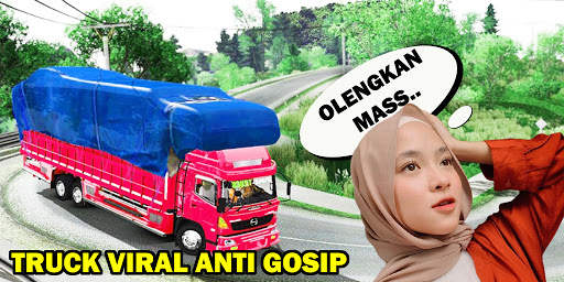 Truck Oleng Simulator Indonesia Viral - ANTI GOSIP screenshot 1