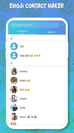 Emoji Contact Maker : Animoji maker screenshot 1