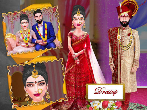 Indian Wedding Makeup Dressup screenshot 1