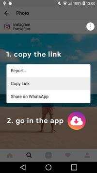 Instsave - Downloader for Instagram screenshot 1