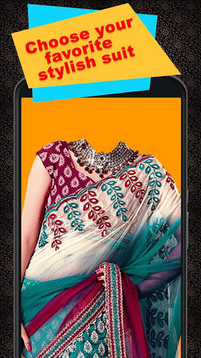Saree Blouse Photo Suit screenshot 2