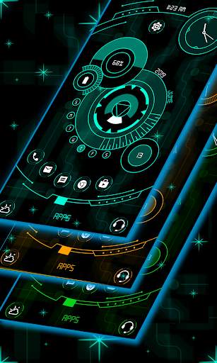 Classy hightech Launcher 2 - App lock, Hide App screenshot 2