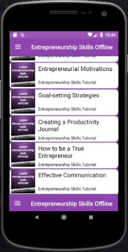 Entrepreneurship Skills Offline screenshot 1