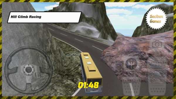 Rocky Bus Hill Climb Racing screenshot 3