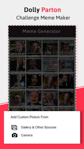 Dolly parton challenge Meme Editor screenshot 6