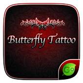 Butterfly Tattoo KeyboardTheme 4.15