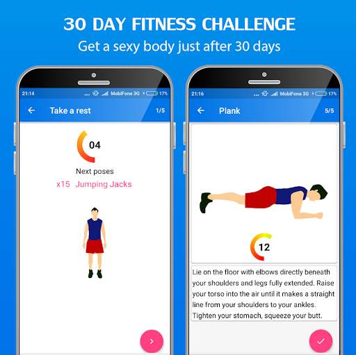 30 Day Home Workouts screenshot 5