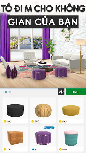 Thiết kế:Trò chơi thiết kế nhà, trang trí nội thất screenshot 4