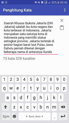 Penghitung Kata dan karakter скриншот 2