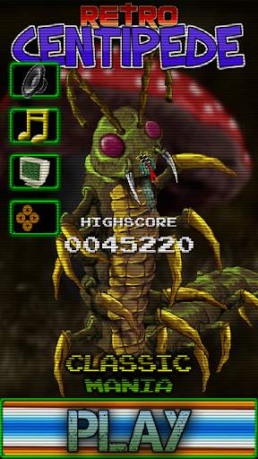 Retro Centipede screenshot 1