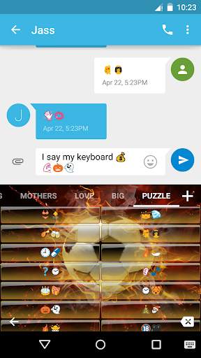Football emoji keyboard screenshot 4