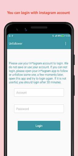 Unfollow Users Cleaner screenshot 1