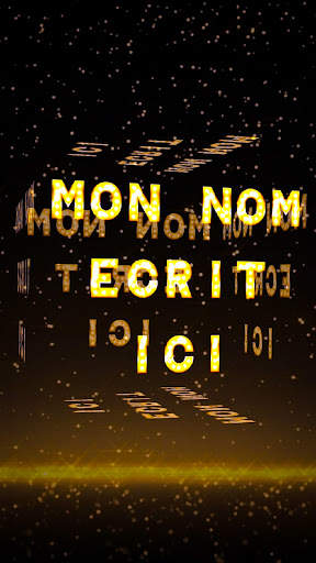 3D Mon Nom Fond d'écran animé screenshot 4