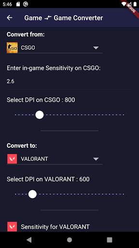 AimSense: Mouse Sensitivity Converter for PC Games screenshot 2
