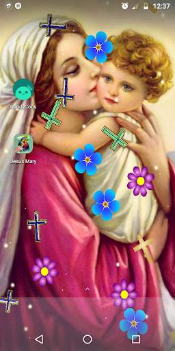 Magic Ripple - Jesus and Mary Live Wallpaper screenshot 4