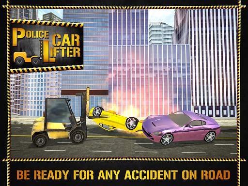 Police Fork Lifter Simulator screenshot 14