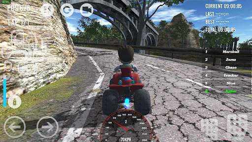 Paw Racing Car Patrol Race screenshot 4