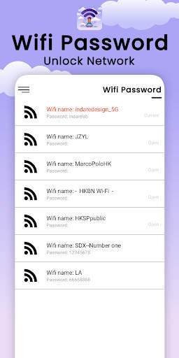 Wifi Password Unlock Network screenshot 1