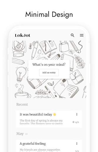 LokJot - Offline Journal / Diary screenshot 2