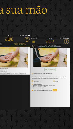 AWE Social: convites e RSVP screenshot 3