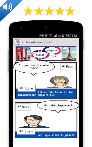 Dialogue français anglais скриншот 5