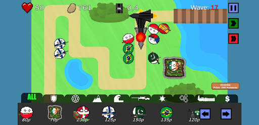 Countryballs: Tower Defense screenshot 1