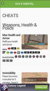 Cheats|Maps for GTA V screenshot 1
