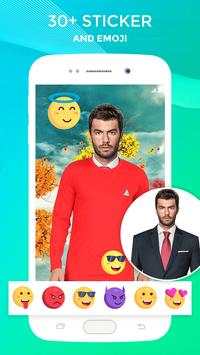 Men T-Shirt Photo Suit screenshot 4