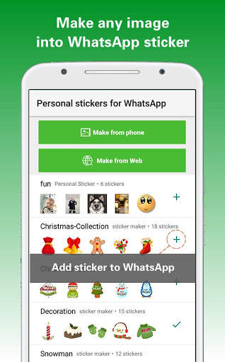 Custom stickers for WhatsApp screenshot 2
