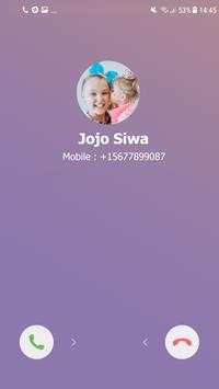 Jojo Siwa Fake Call 1 تصوير الشاشة