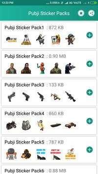Pubji Stickers For Whatsapp-WAsticker Apps screenshot 1