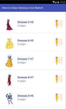 ❤️How to Draw Dresses & Sketch❤️ screenshot 1