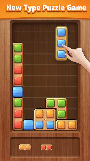 Color Wood Block Puzzle - Free Fun Drop Brain Game 4 تصوير الشاشة