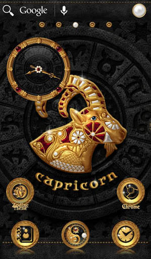 TSF NEXT ADW Nova LAUNCHER GOLD PEARL ZODIAC THEME screenshot 6