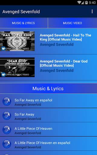 Avenged Sevenfold Lyrics | Popular Songs screenshot 2