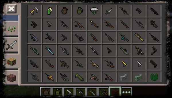 Weapon mod for minecraft PE screenshot 1