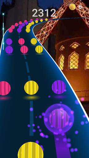 Hindi Song Road:Dancing Road Tiles Game screenshot 1