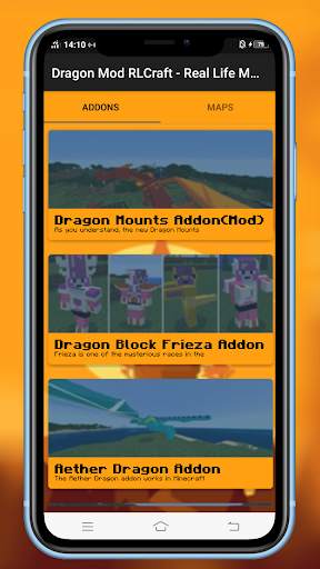 Dragon Mod RLCraft - Real Life Mode for MCPE 2021 screenshot 5