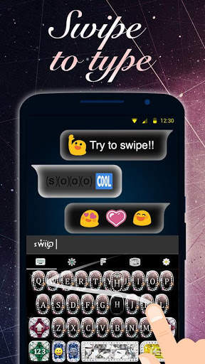 Shining Diamond keyboard theme screenshot 4