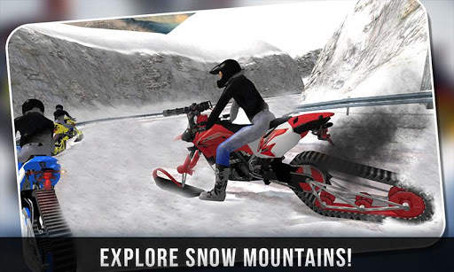 febbre pilota corsa neve bici screenshot 4