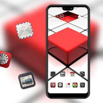 Abstract 3d Changeable square theme screenshot 4