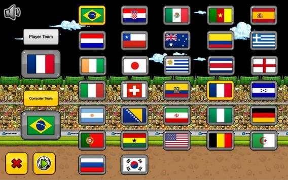 Head Ball Soccer : Puppet Mini Football 2019 screenshot 1