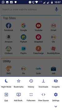 X Browser screenshot 1