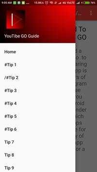 Guide YouTube Go Tips Tricks screenshot 1