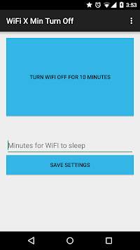 WiFi X Min Turn Off screenshot 1