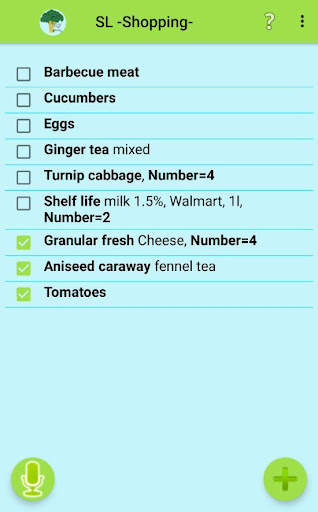 Inventory and Shopping list screenshot 2