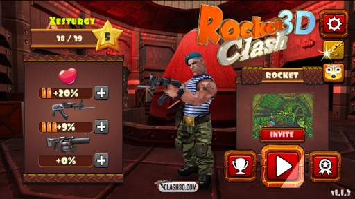 Rocket Clash 3D - Third person shooter multiplayer screenshot 3